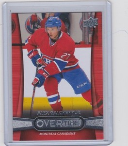 13-14 2013-14 UPPER DECK OVERTIME ALEX GALCHENYUK ROOKIE 2 MONTREAL CANADIENS