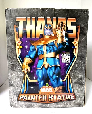 Estatua pintada Marvel THANOS 151/2" 1708/2000 Bowen Designs 2005 usada en caja  Foto 1 de 4