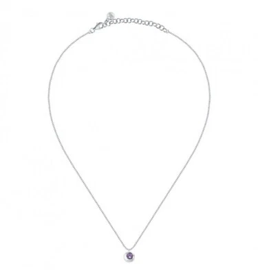 Collana MORELLATO TESORI ETERNI SAXN07 Argento 925  Ametista Viola 40/45cm - Immagine 1 di 3