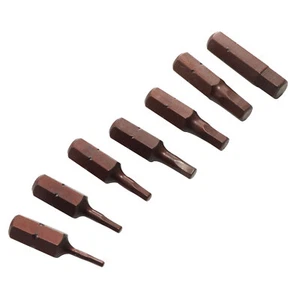 Hex Bits Set 7pcs 1/4 Inch Hex Shank Magnetic H1.5-H6 Screwdriver Bit Set 25mm - Picture 1 of 4