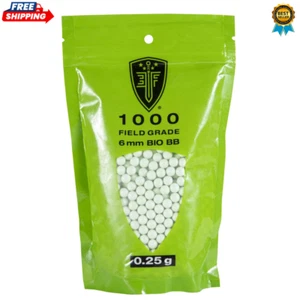 Elite Force Premium .25g Bio 6MM Airsoft BB's - 1000 counts Free Shipping - Picture 1 of 6