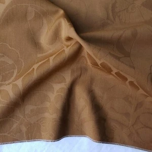 BLITZVERKAUF Vintage Scalamandré braun Wolle Dekorateur Stoffmuster 25" x 35" - Bild 1 von 6