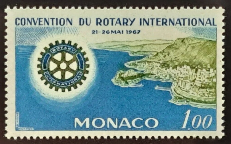 Convención Internacional de Rotary de Mónaco 1967, MNH VF/XF (307A3) Foto 1 de 1