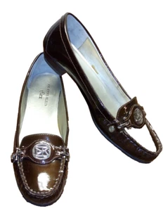 ANN KLEIN IFLEX PATENT LEATHER FLAT/LOAFER.....SIZE 7.5M.....VERY GOOD CONDITION - Picture 1 of 12