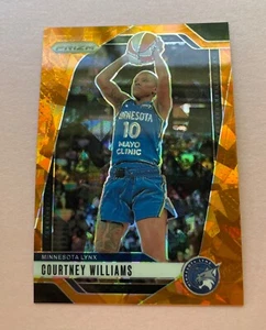 2024 Panini WNBA Prizm Basketball Courtney Williams Orange Cracked Ice #79 Lynx - Picture 1 of 2