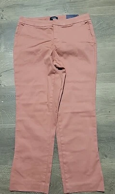 Pantalones Chinos NYJD Lift Tuck Talla 4 Elásticos Algodón Viscosa Melocotón Pierna Recta Nuevos Foto 1 de 4