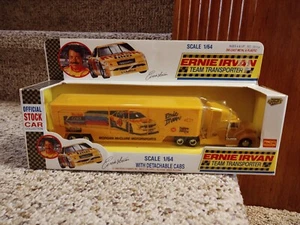 Ernie Irvan Team Transporter Truck NASCAR Kodak Gold 1:64 Die Cast race carrier - Picture 1 of 12