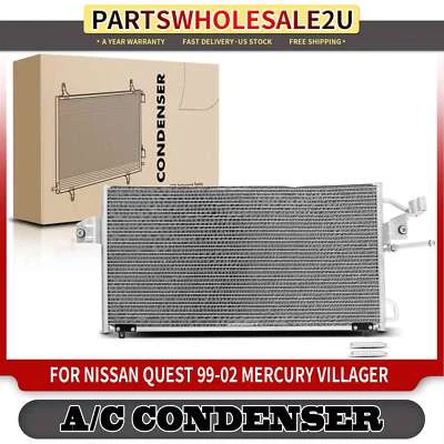 Новый конденсатор кондиционера с кронштейном для Nissan Quest Mercury Villager 1999-2002 V6 3,3 л - Изображение 1 из 4