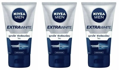 Nivea 100g x 3 Foam Nivea Men Extra White Men Facial Wash - Image 1 of 3