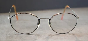 VTG ACCUFLEX 119 W/FLEXON 52[]20-145 MARCOLIN HAVANA PEWTER EYEGLASSES - Picture 1 of 8
