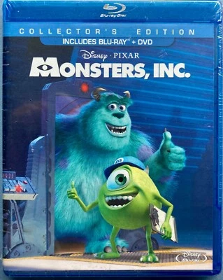 Monsters Inc COLLECTORS EDITION Blu-Ray + DVD Disney - Image 1 of 4