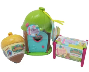 Surprise Lil Woodzeez Mini Acorn Bobbleez House Babeez Crib Animal Figure NEW - Picture 1 of 1