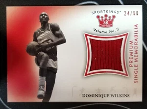 Memorabilia premium de Sportkings volumen 5 2024 #SMP-DW2 Dominique Wilkins 24/50 - Imagen 1 de 2