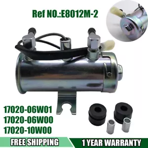 POMPA CARBURANTE DIESEL BENZINA UNIVERSALE 12V ELETTRICA SFACCETTATURA ROSSO TOP STYLE AUTO FURGONE - Foto 1 di 8