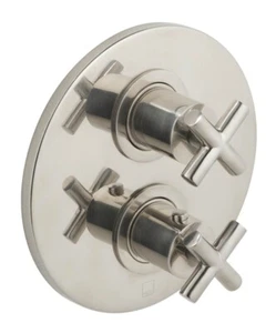 VADO ELEMENTS 1 WAY CONCEALED THERMOSTATIC VALVE BRUSHED NICKEL ELE-348C-3/4-BRN - Picture 1 of 2