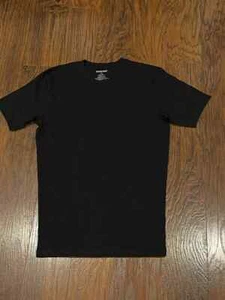 Tommy John Cotton Basics T-Shirt Undershirt Crew Black Size S, M, L,XL - Picture 1 of 5