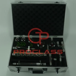 Laboratory Primay Organic Chemistry Kit 14/20 Lab Glassware kit with Cabinet Box - Imagen 1 de 3