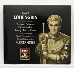 JESS THOMAS, FISCHER-DIESKAU, GRUMMER, KEMPE ⸺ WAGNER lohengrin ⸺ EMI 3xCDs NM - Picture 1 of 2