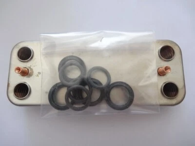 Scambiatore Secondario 12 Piastre Ricambio Caldaie Beretta R8036 Riello 4364200