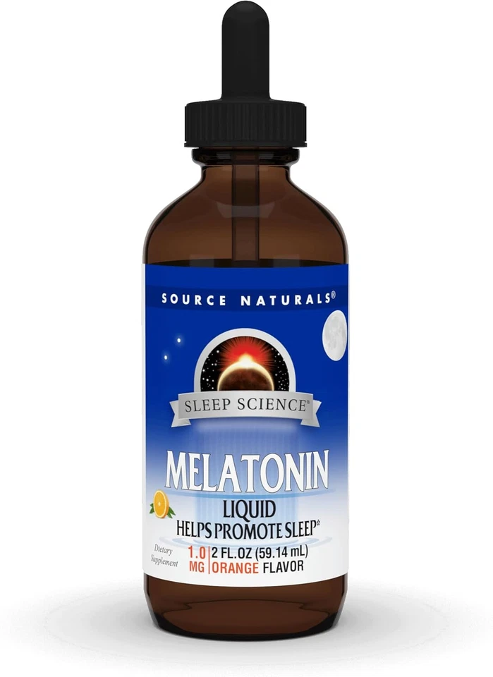 Source Naturals Melatonina* - 1 mg, 2 oz fluido - Imagem 1 de 4