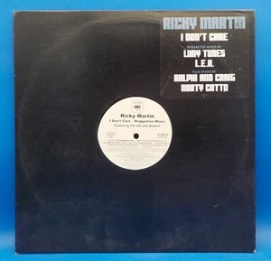 12" Single - Ricky Martin "I Don't Care - Reggaeton Mixes" NM VG++ BX6 - Picture 1 of 3