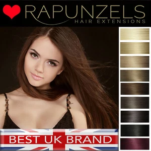 Nano punta de anillo 7A nano real remy extensiones de cabello humano 18" aplicación libre de calor - Imagen 1 de 14