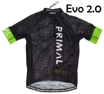 Camiseta de ciclismo masculina Primal Evo 2.0 (S, M, L, XL, 2XL, 3XL, 4XL, 5XL) - Imagem 1 de 4