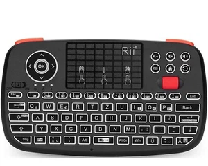 Rii i4 | Dualmodus Tastatur Touchpad Backlit Keyboard | QWERTZ - Picture 1 of 1