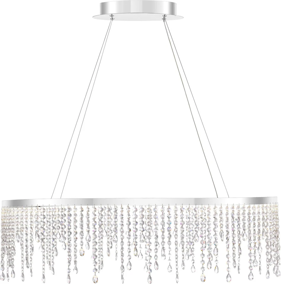 Quoizel PCBN136C Borderline Crystal Pendant Lighting , LED 32 Watts - Image 1 of 1