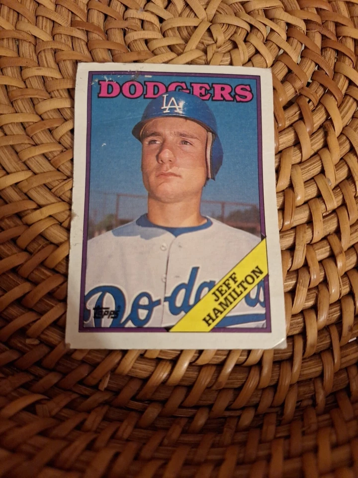 1988 Topps - #62 Jeff Hamilton - Image 1 of 3