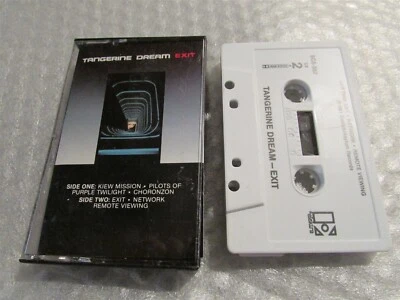 TANGERINE DREAM Exit 1981 Cassette Tape Elektra 5C5- 557 Edgar Froese ELECTRONIC - Image 1 of 2