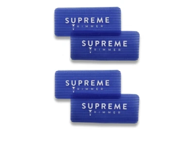 BARBER GRIPPERS by Supreme Trimmer - Salon & Barber Hair Grippers 4PCS BLUE