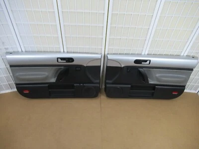 98-10 VW Volkswagen Beetle TURBO S Left Right BLACK GRAY SILVER Door Panel SET Foto 1 de 4