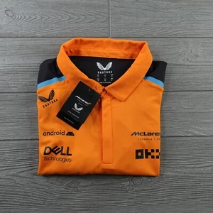 NUEVO Castore McLaren Oficial Equipo F1 Réplica Polo Hombre Pequeño Fórmula 1 - Imagen 1 de 10