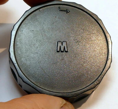M Rear Lens Cap - twist on type - for Minolta MC MD lenses - Image 1 of 3