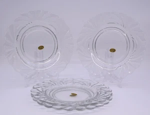Cambridge Caprice Luncheon Set 16-piece Clear Glass with Labels Elegant - Picture 1 of 11