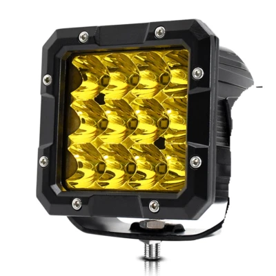 5in LED Headlight Work Light Square Spot Flood Lamp 100W For Car Off Road Truck - Image 1 of 4