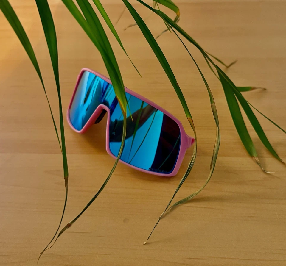 Oakley Sutros Bubblegum Frames with Light Blue Lenses Sunglasses - Image 1 of 1