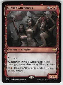 Olivia's Attendants (Showcase) R Innistrad: Crimson Vow 307 MTG - Picture 1 of 2