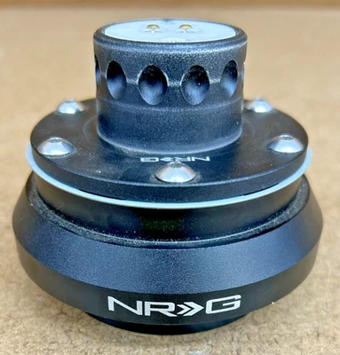 Быстросъемная ступица рулевого колеса 1991-1995 Toyota MR2 NRG матовое черное основание - Изображение 1 из 4