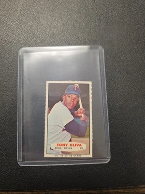 Bazooka #41 Tony Oliva Twins 1967/1966 (corte a mano)  Foto 1 de 2