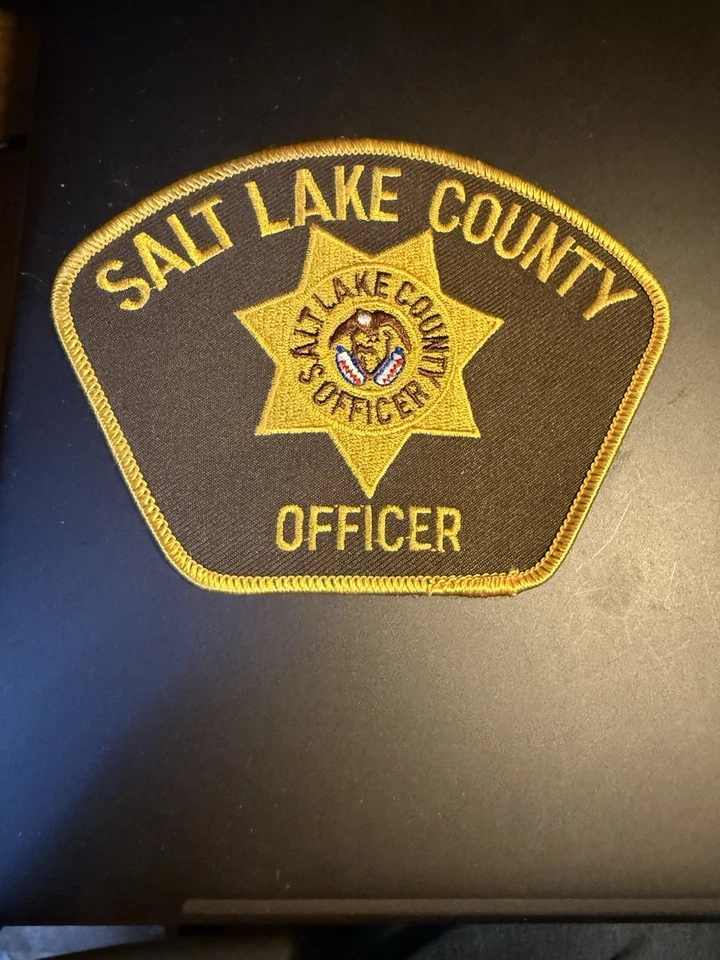 Salt Lake County, Utah Officer Patch-Brown Background - Image 1 of 1