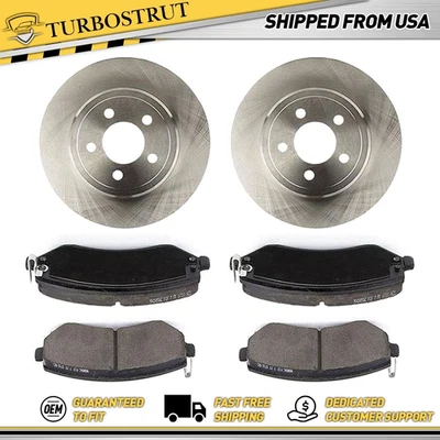 OE Front Brake Rotors Brake Pad fits 2001-2006 Dodge Grand Caravan Foto 1 de 4