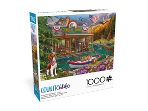 Buffalo Games jigsaw puzzle;  Floating Country Store;  1000 pcs - Picture 1 of 3