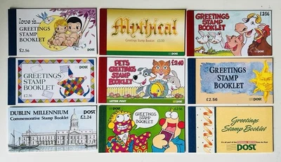 Paquete de folletos de Irlanda lote de 9 estampillas irlandesas EIRE completas sin usar nuevos folletos MNH Foto 1 de 4