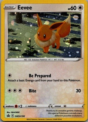 Eevee Promo SWSH: Sword & Shield Promo Cards SWSH190 NM - Image 1 of 2