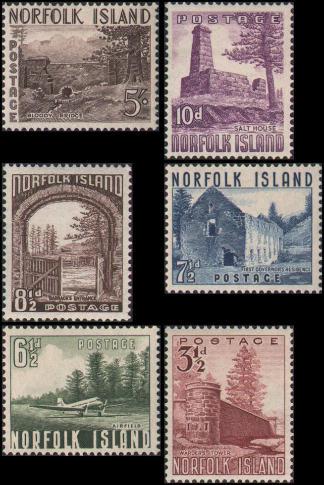 Norfolk Island #13-18 MH - Image 1 of 1