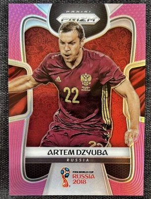 Artem Dzyuba 2018 Panini Prizm Copa Mundial Convención Nacional Rosa/8 Rusia Foto 1 de 2