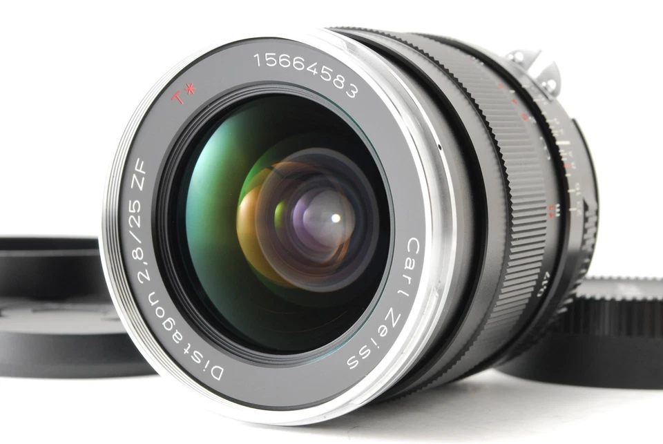 [MINT w/ Hood] Carl Zeiss Distagon T* 25mm f/2.8 ZF Lens for Nikon F From JAPAN - Image 1 of 4