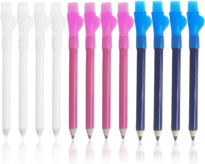 12 Stück Schneiderstift Pinselkopf Stoffmarker Näh- Schreibwerkzeugen DIY - Bild 1 von 4